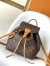 elegant woman Louis Vuitton luxury backpack M45501...
